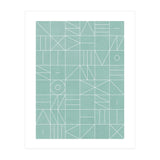 My Favorite Geometric Patterns No.7 - Light Blue (Print Only) thumbnail