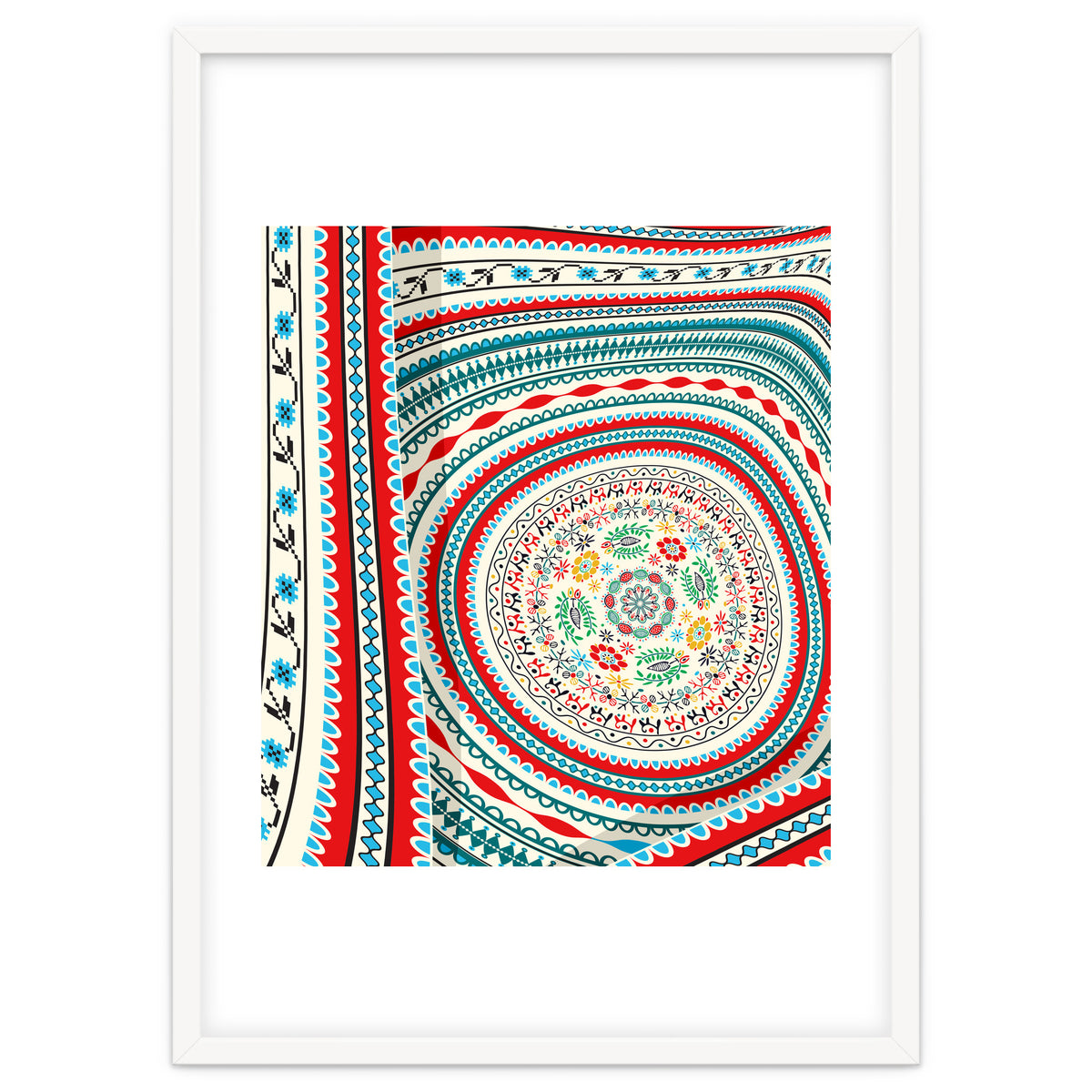 Romanian embroidery background 19