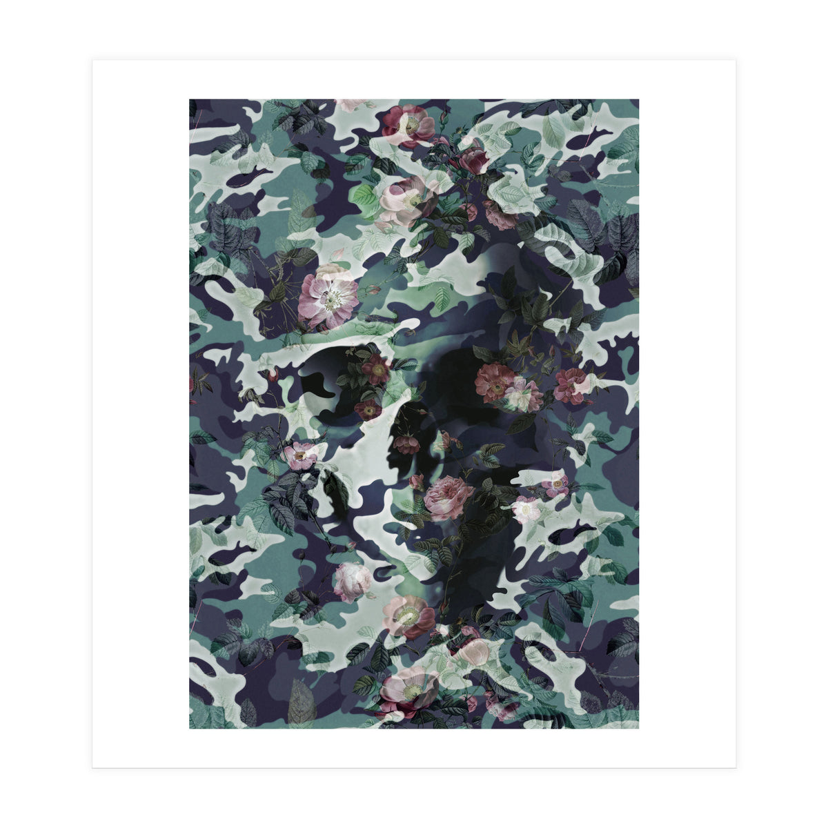 Camo Skull (Print Only)