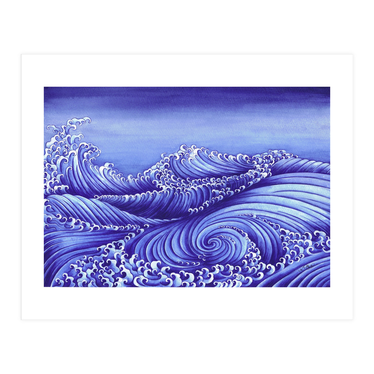 Turbulent Water Triptych part 1 (Print Only)