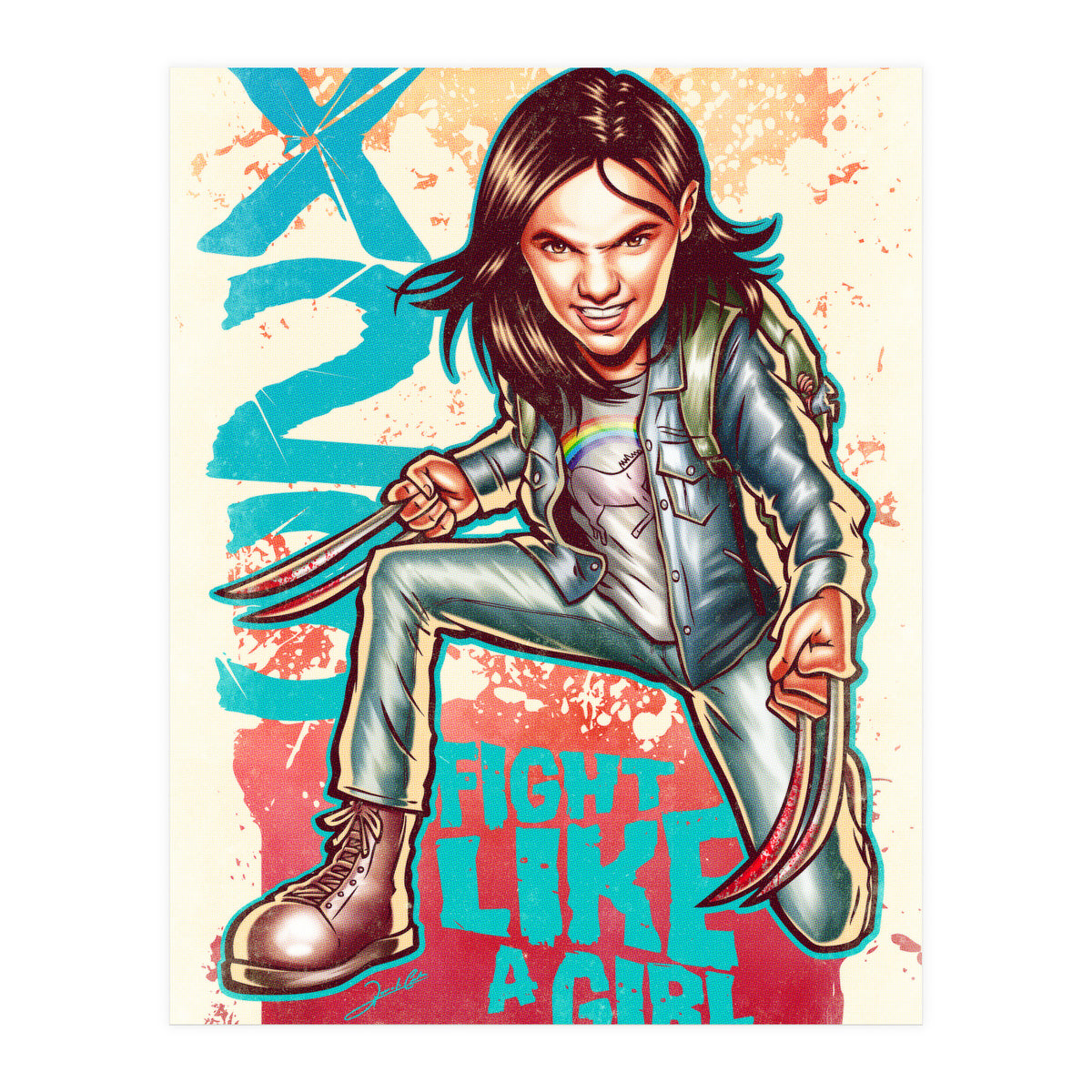 Fight Like A Girl (Print Only)