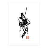 Samurai and sword (Print Only) thumbnail