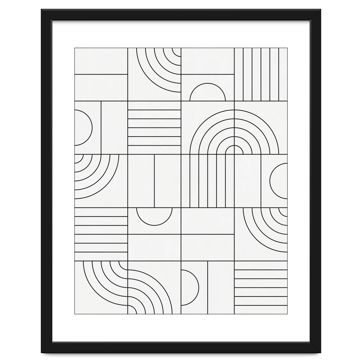 My Favorite Geometric Patterns No.19 - White