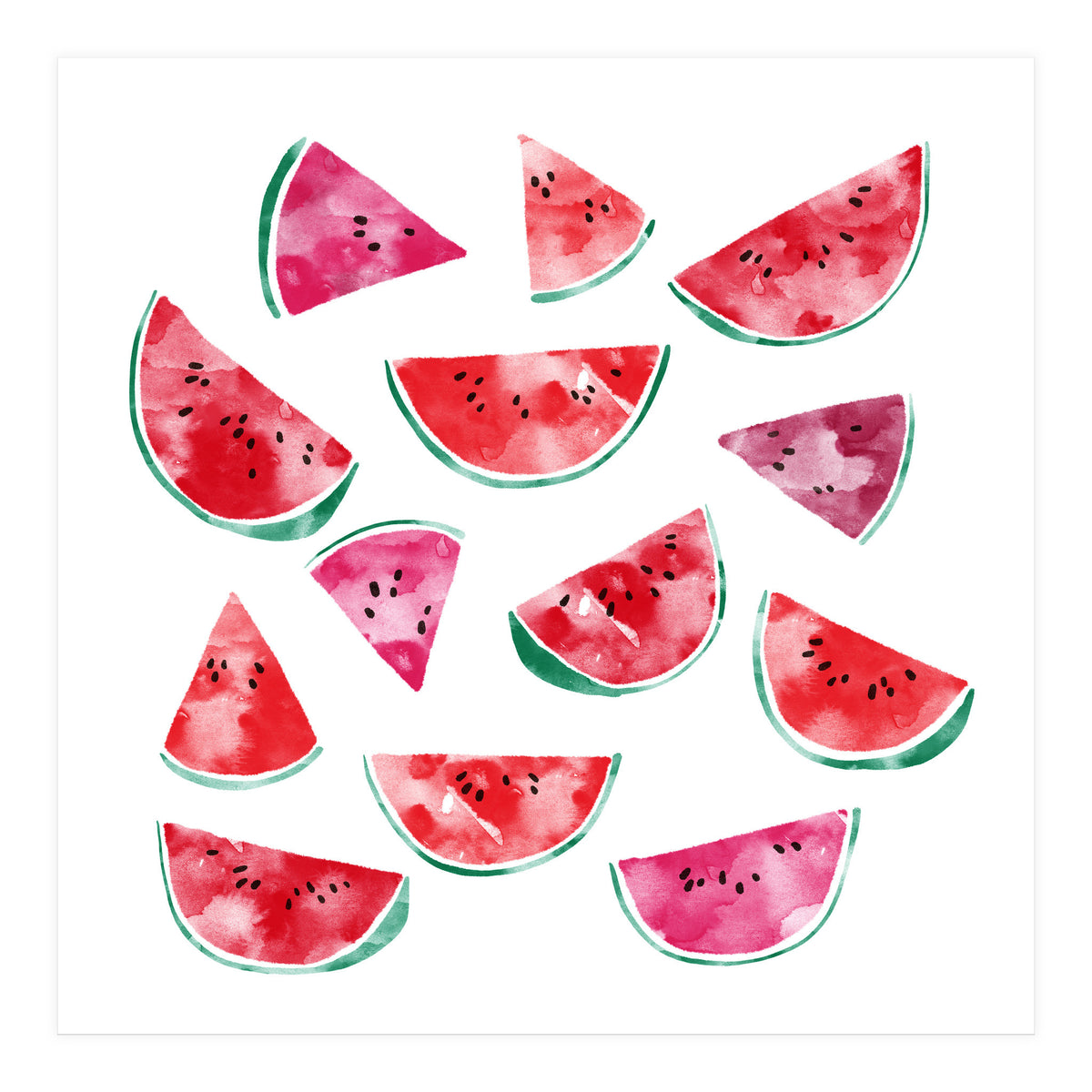 Watercolour Watermelons (Print Only)