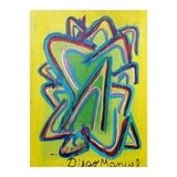 Forma Celeste Sobre Amarillo 2 (Print Only) thumbnail
