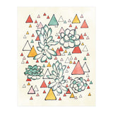Succulent And Triangles (Print Only) thumbnail