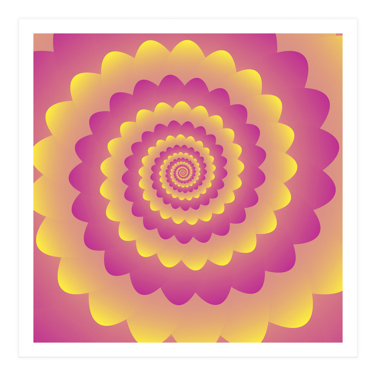 Indain Rangoli Pattern  (Print Only)