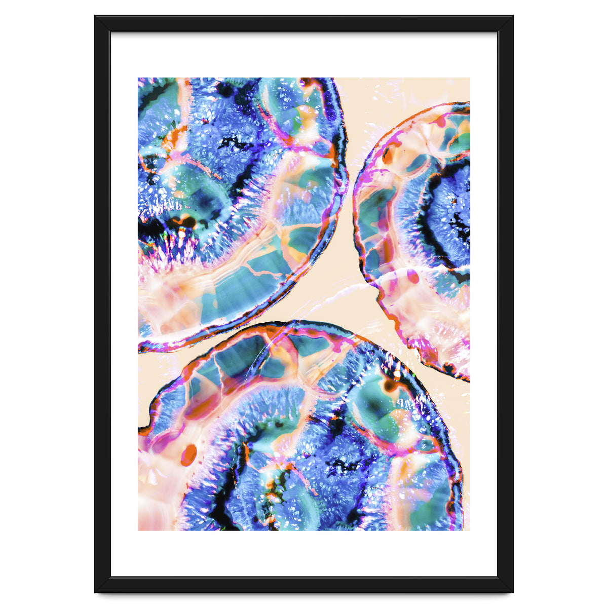 Abstract Agate Painting