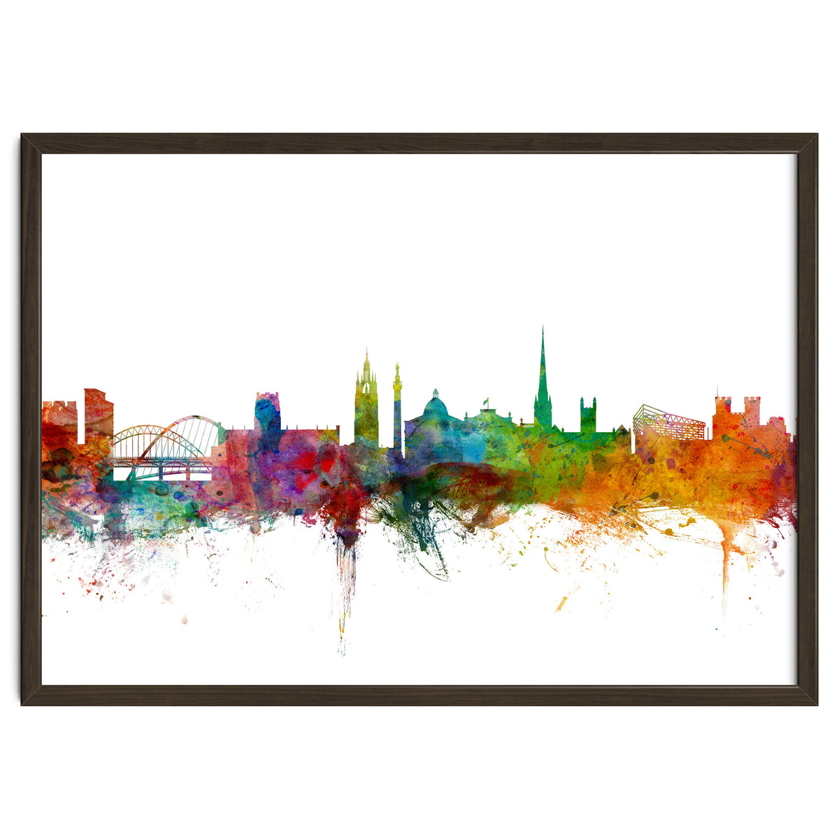 Newcastle England Skyline