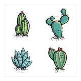 Kawaii Cute Cacti Desert Plants (Print Only) thumbnail