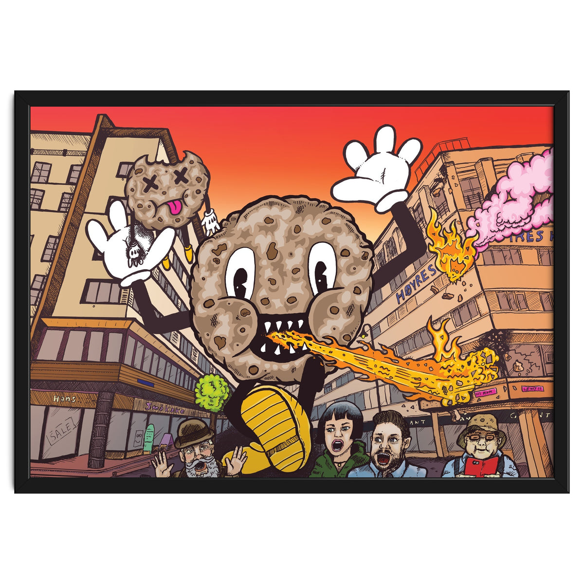 Cookie Monster 12.3% ABV Bourbon Barrel Aged Coconut Chocolate Chip Stout - Amundsen Brewery