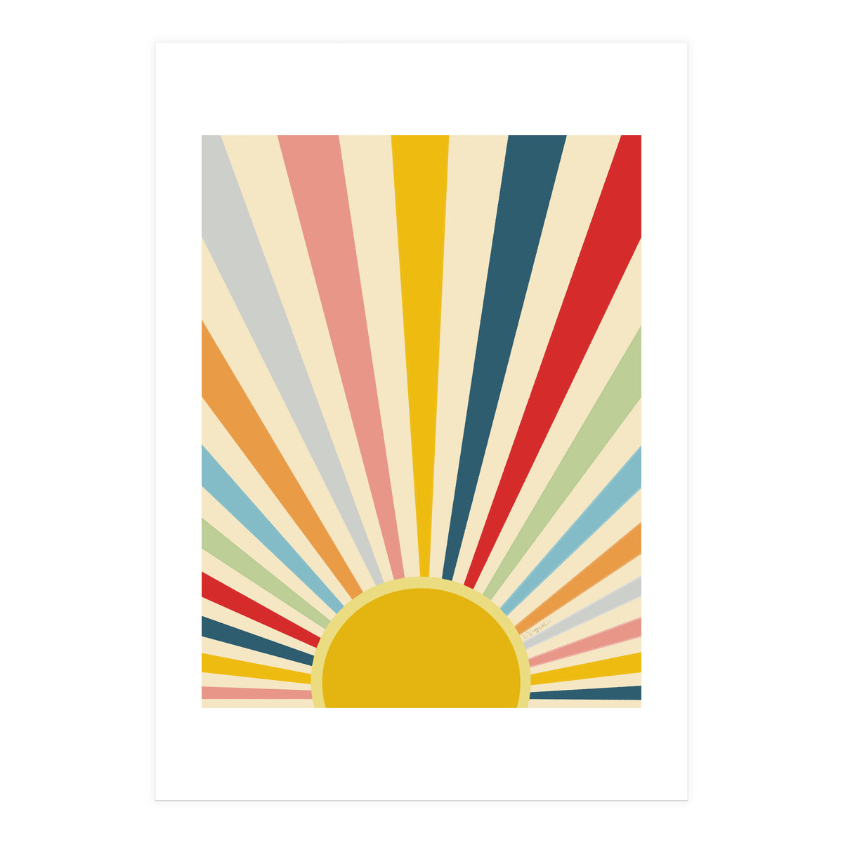 Sun Shines Inside You (Print Only)