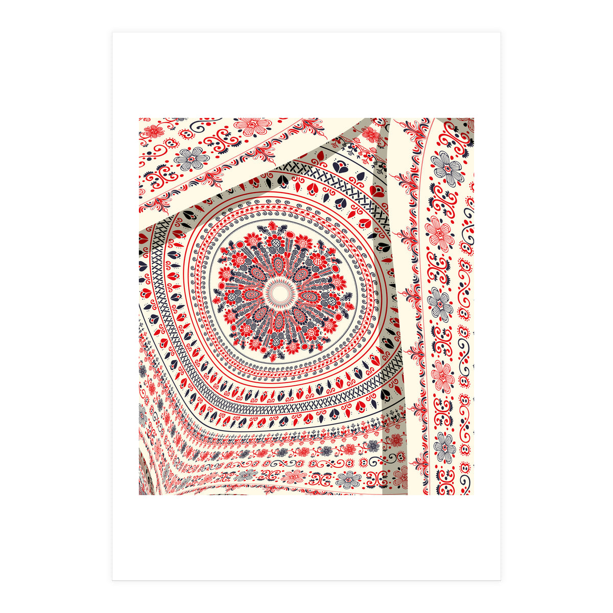 Romanian embroidery background 33 (Print Only)