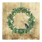 Wreath #White Flowers & Bird #Royal collection (Print Only) thumbnail