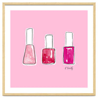 Nail Polish Watercolour | Pink