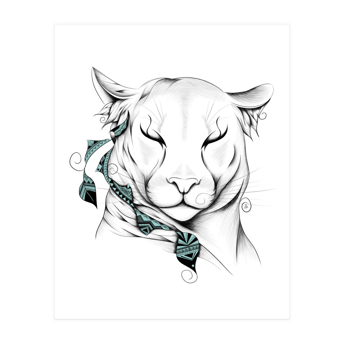 Poetic Cougar (Print Only)