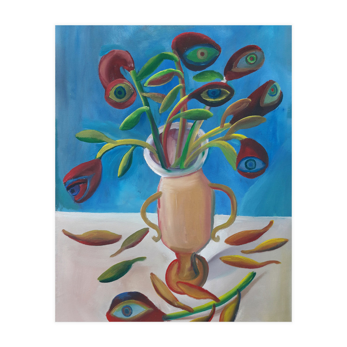 Flores Ojos (Print Only)