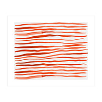 Irregular orange lines pattern (Print Only)