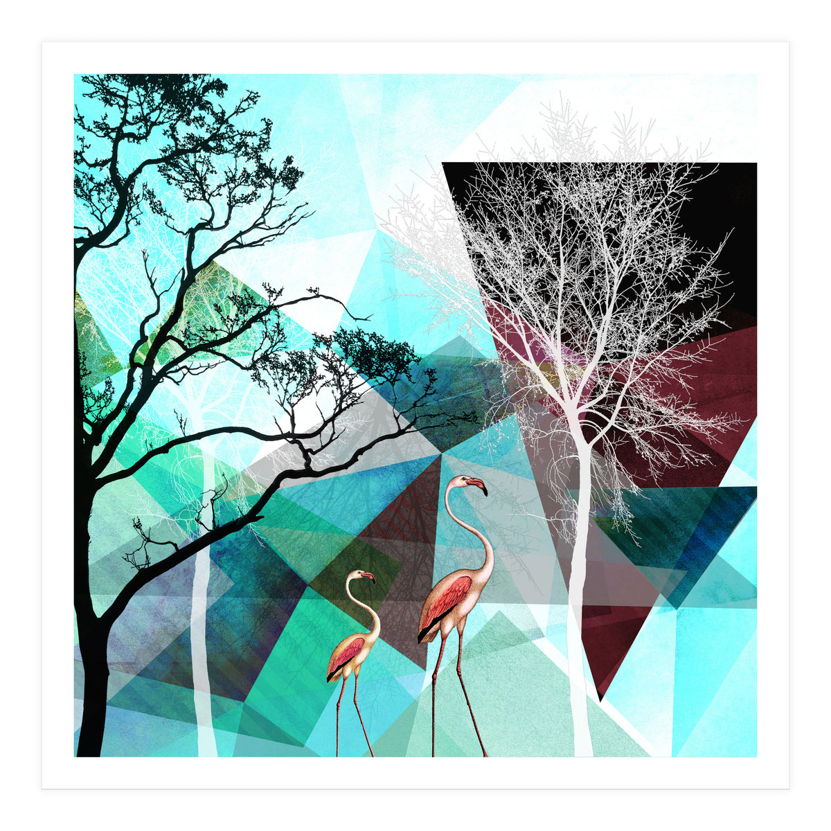 FLAMINGOS P26 (Print Only)