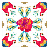 Tropical Scarlet Macaw Mandala (Print Only) thumbnail