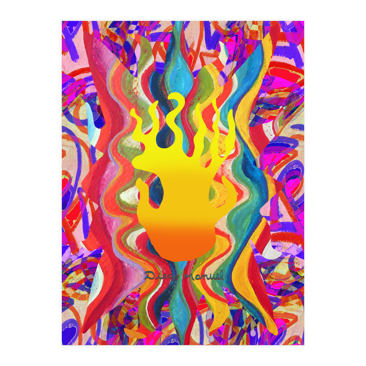 Fuego Y Graffiti 26 (Print Only)