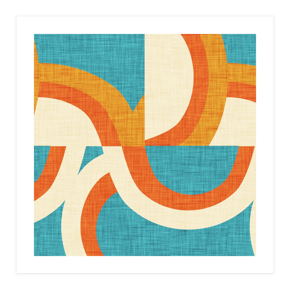 New Mid Mod Freeway Blue  (Print Only)