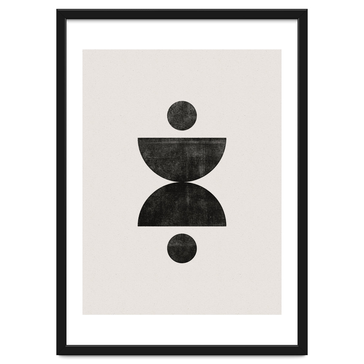 Mid-Century Modern No.16 - Woodblock Print