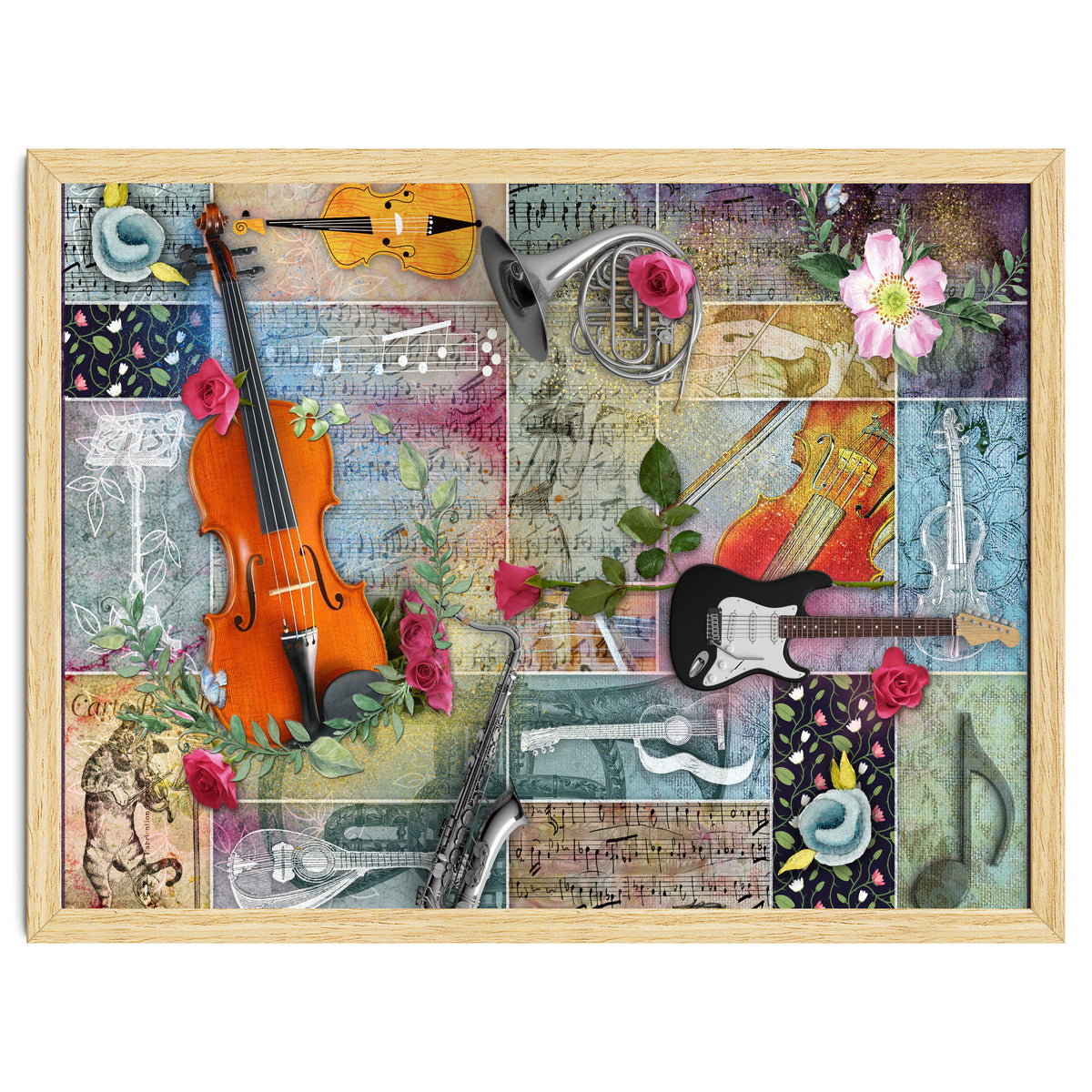 Musical Garden Collage