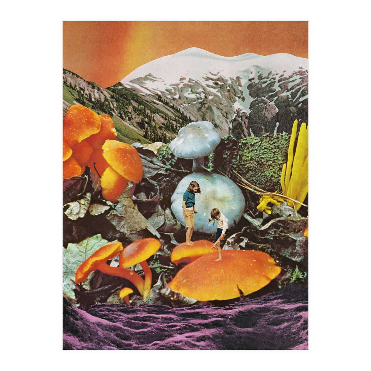 Glowing Mushrooms (Print Only)