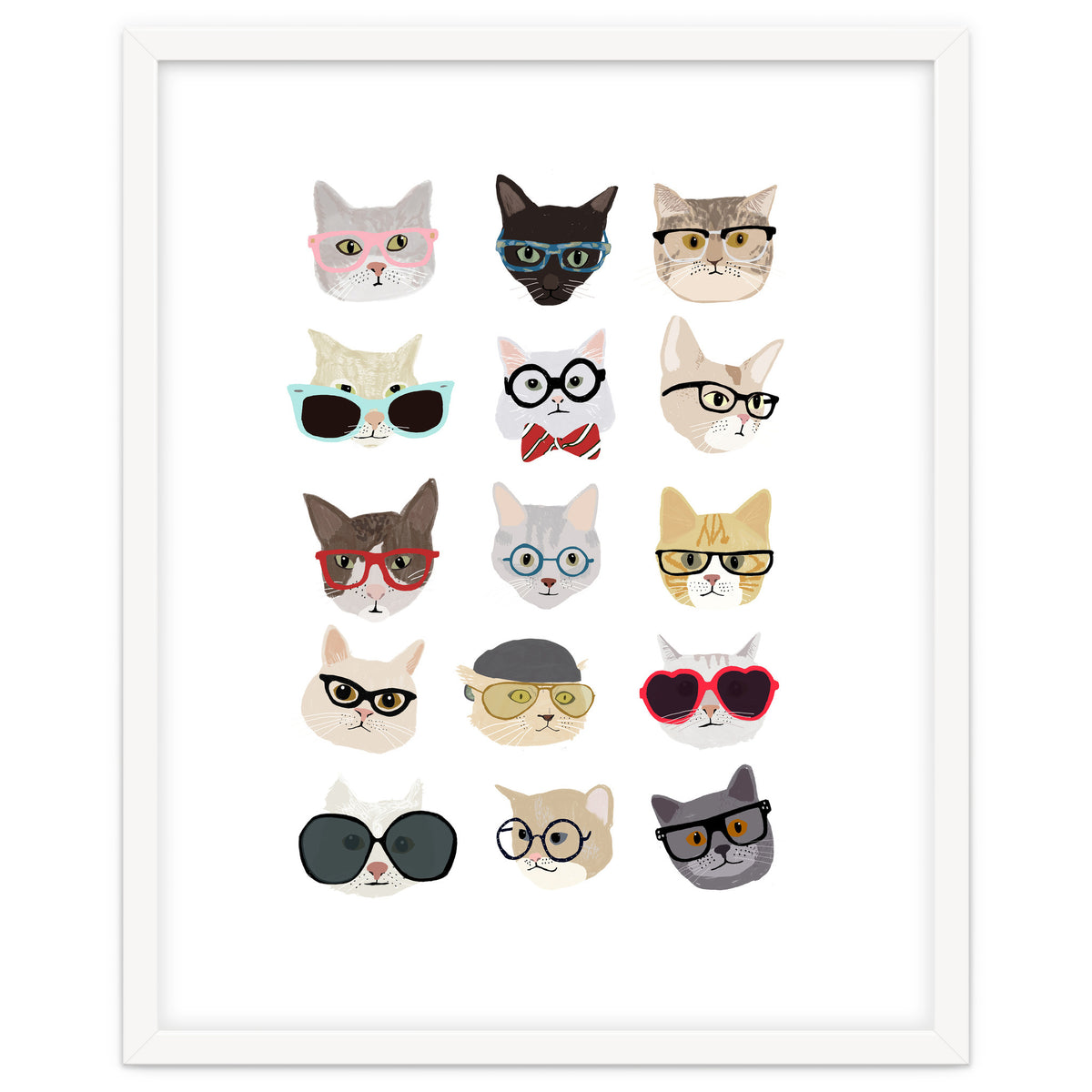 Cats in Glasses
