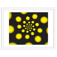 Yellow Spiral Dots