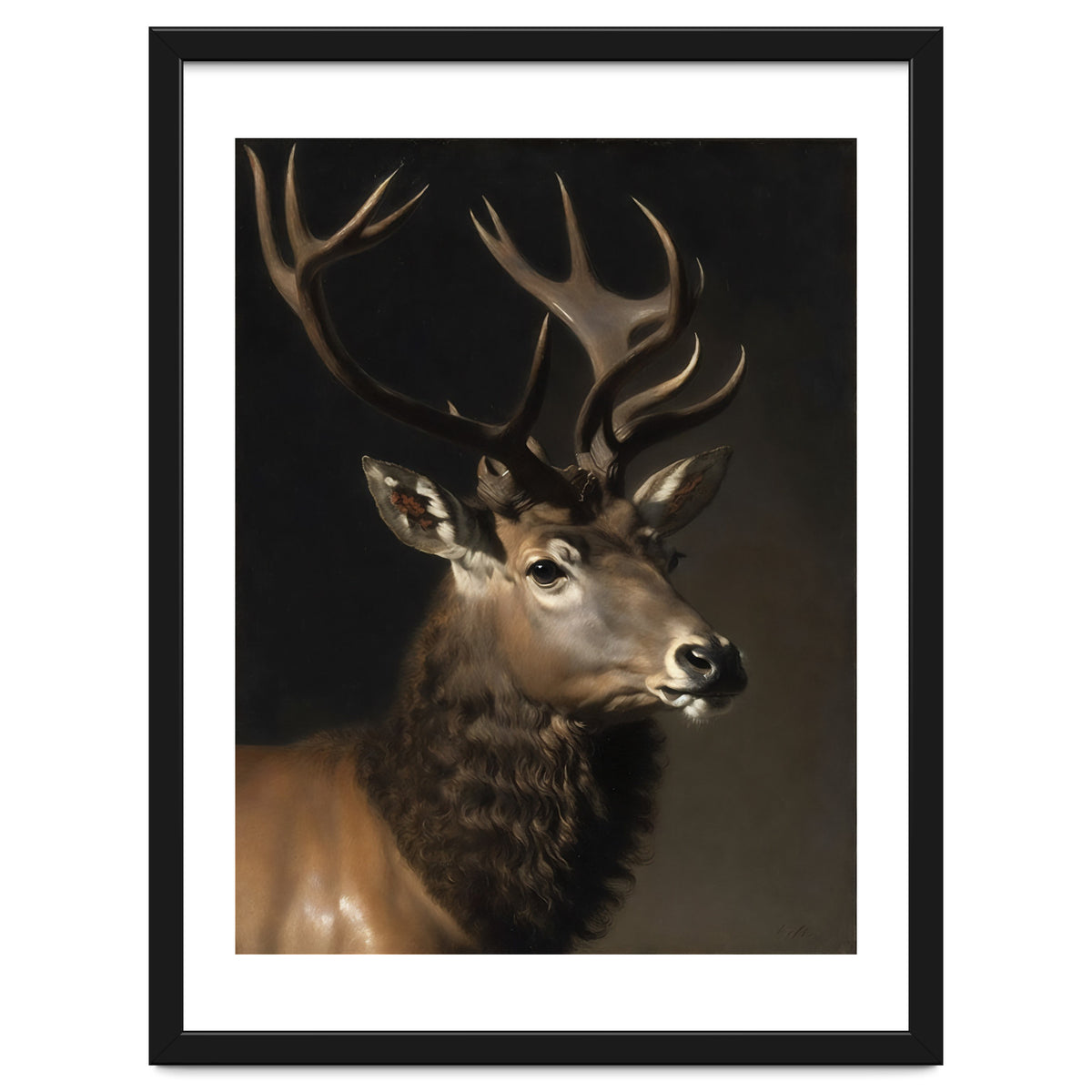 Stag Classical Oil Painting