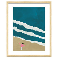 Minimalist Beach Illustration