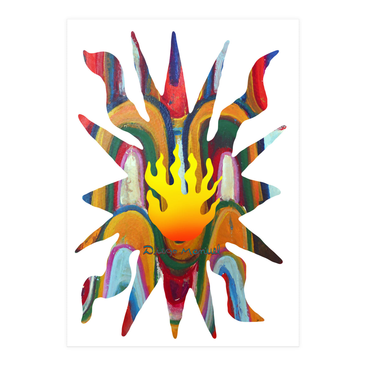 Fuego 33 Copia (Print Only)