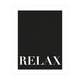 Relax Black (Print Only) thumbnail