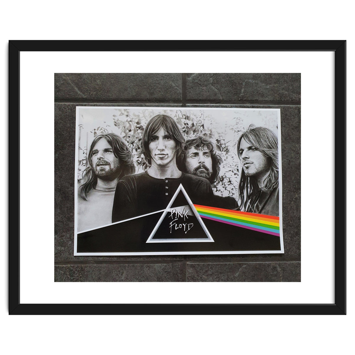 Pink Floyd DSOTM Pencil Portrait Print