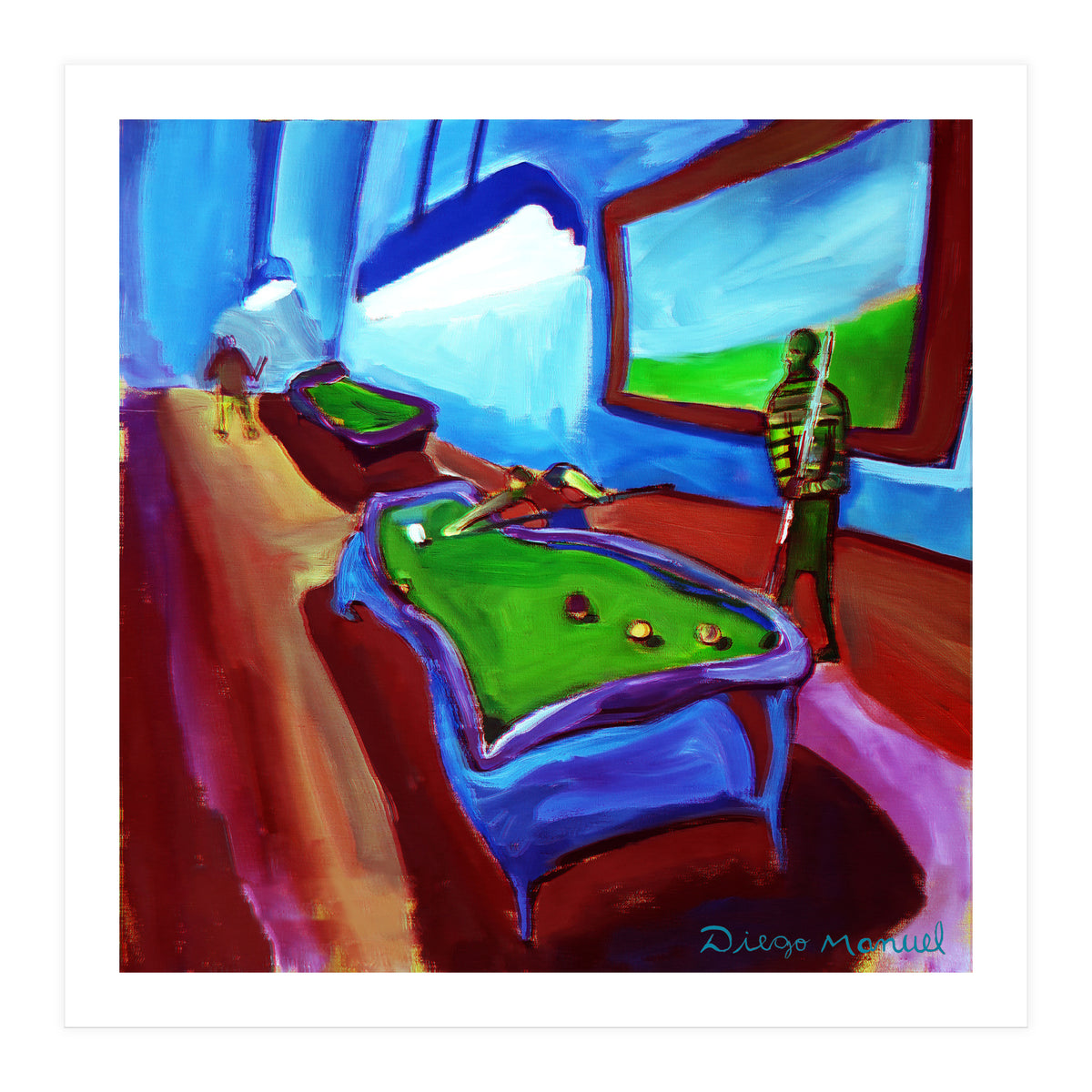 Noche De Pool 3 2 (Print Only)