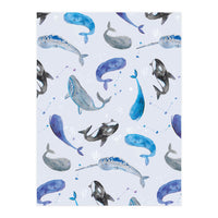 Whales Repeat Pattern (Print Only)