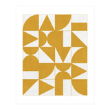 My Favorite Geometric Patterns No.13 - Mustard Yellow (Print Only) thumbnail