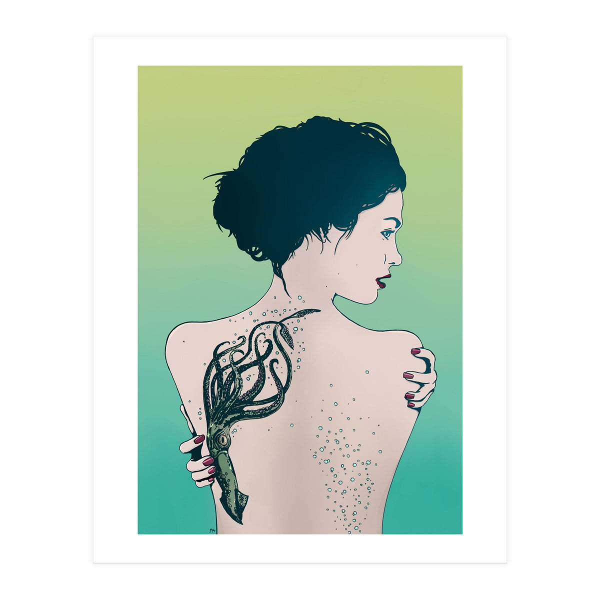Octopus Lady (Print Only)