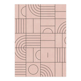 My Favorite Geometric Patterns No.20 - Pale Pink (Print Only) thumbnail