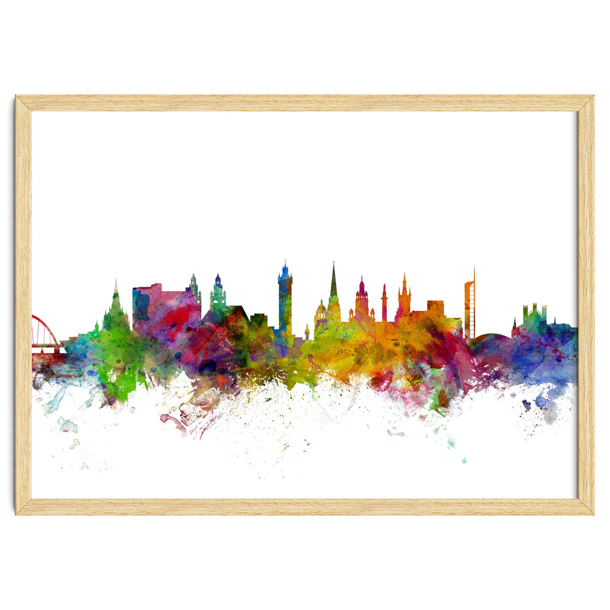 Glasgow Scotland Skyline