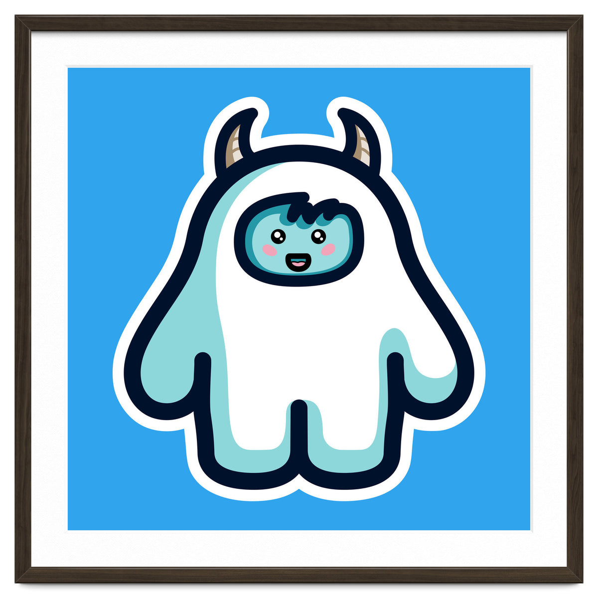 Kawaii Cute Abominable Snowman Yeti