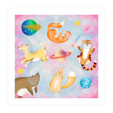 Happy Animals In The Space (Print Only) thumbnail