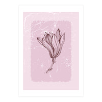 Magnolia Minimal Contemporary Botanical Floral (Print Only)