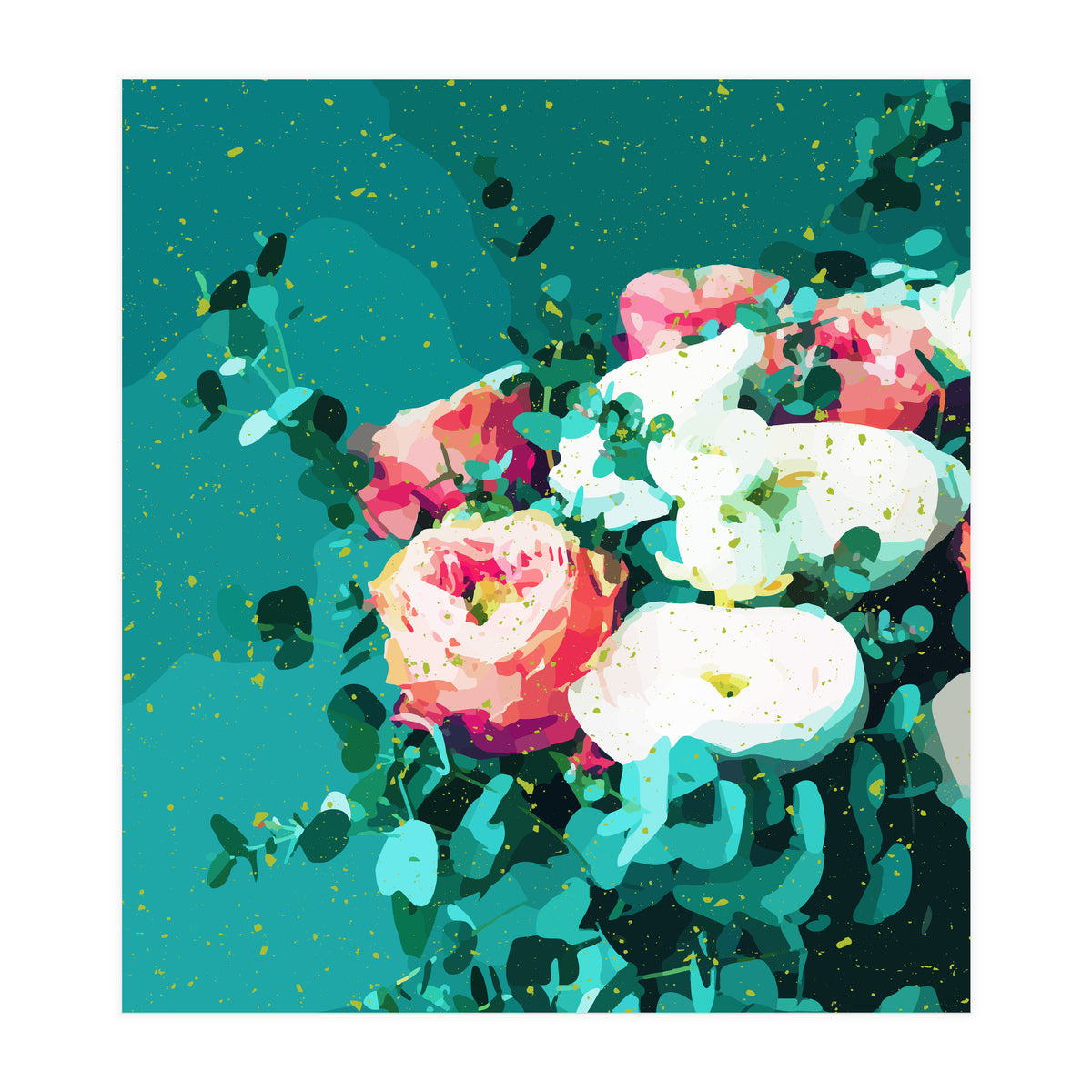 Floral & Confetti (Print Only)