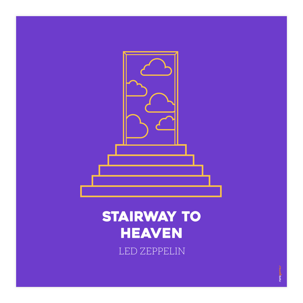 Led Zeppelin Stairway To Heaven (Print Only)