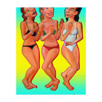 Bailando En La Playa 11 3d (Print Only)