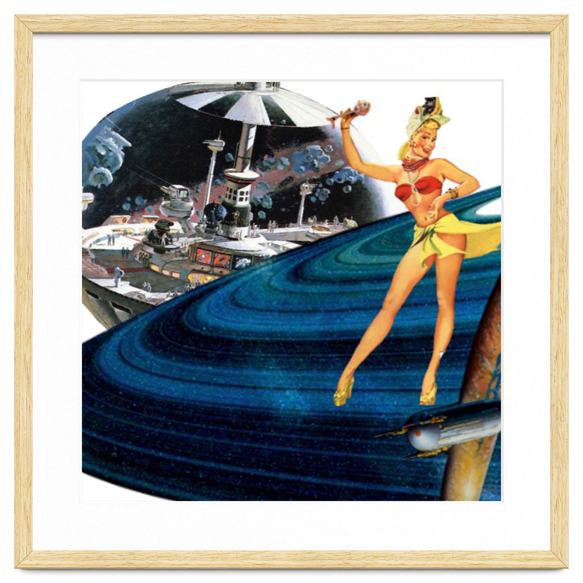 Dancer on Saturn Rings