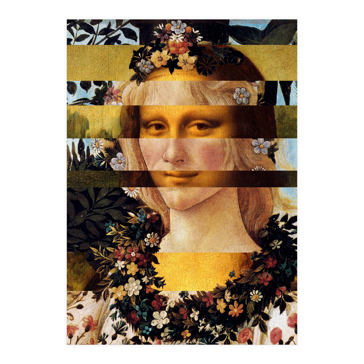 Leonardos Mona Lisa  Botticell (Print Only)